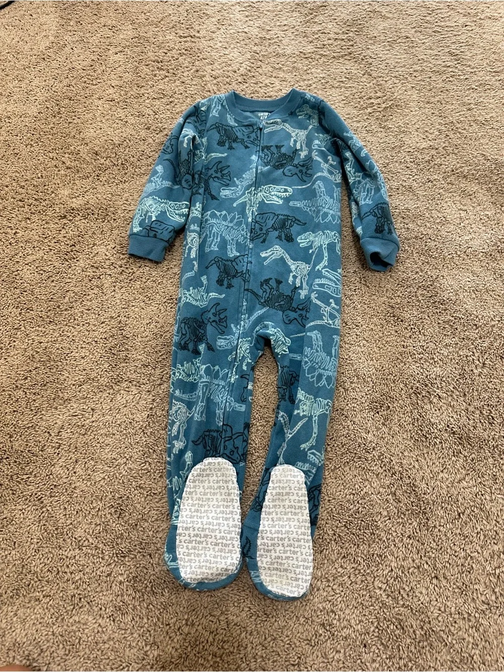 Boys Carters Fleece Footie Pajama Bundle Size 4T